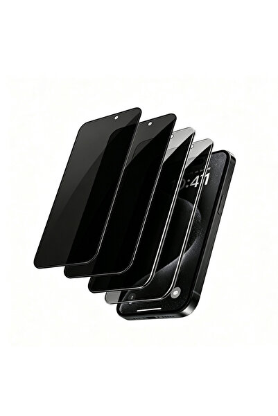 Choice23 iPhone 15 Pro Max 4Pcs 4Pcs Anti Spy Tempered Glass For iPhone 17 16...