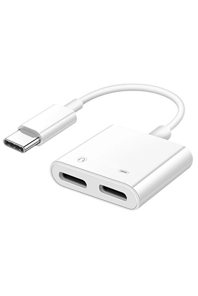 Choice1 محول صوت 2 في 1 من Whitedouble C1Pcs، USB-C إلى مقبس سماعة رأس 3.5 مل...