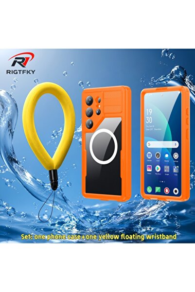 Choice11 Galaxy S26 Ultra Orange IP68 Waterproof Case For S26 Ultra S25 S24 S...