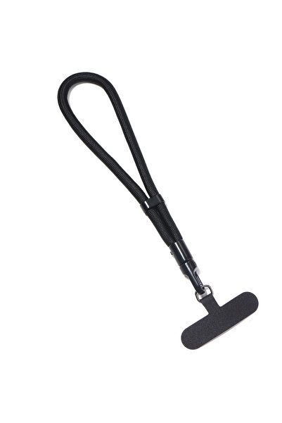 Choice10 Black 1Pc Universal Adjustable Phone Lanyard Colored Short Wrist Str...