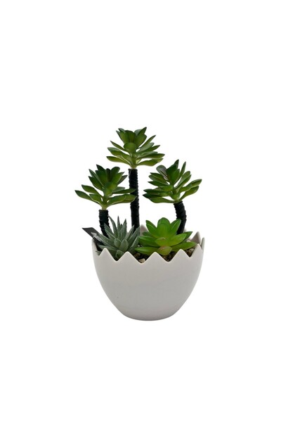 B&D نبات اصطناعي - نباتات خضراء زخرفية للمنزل والمكتب والديكور الداخلي