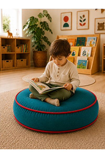 GAVİLLA Oyun Minderi Kreş Minderi Okuma Minderi Oturma Minderi Montessori Pil...