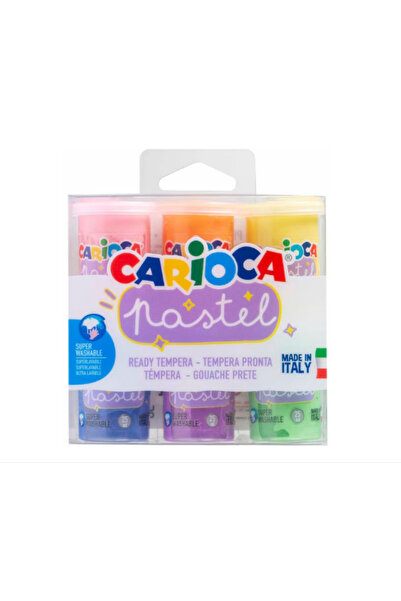 carioca Set de acuarele, temperă și pasteluri 6x25ml