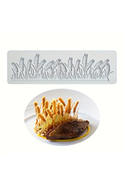 Siliko World Tuile Mold Silicone Tuile Mold with Wheat Spike Figure