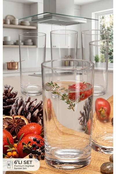 Generic Brand Paşa Garden Holiday Rakı and Soft Drink Glass 62708 205 Cc