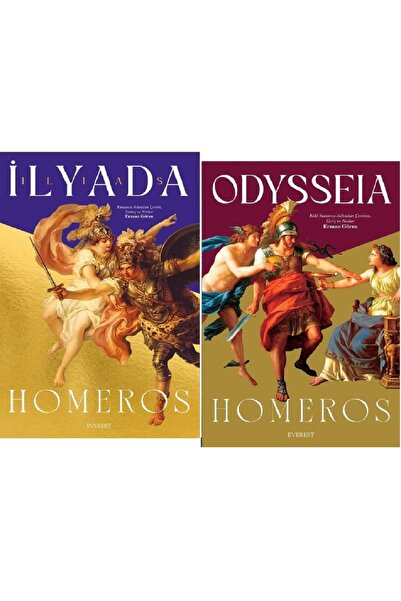 tolstoy İlyada + Odysseia / Homeros 2 Kitap SET