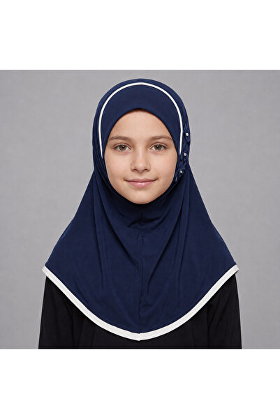 Linda Hijab Hijab with Floral Embellishment, Elegant Modest Headscarf for Gir...
