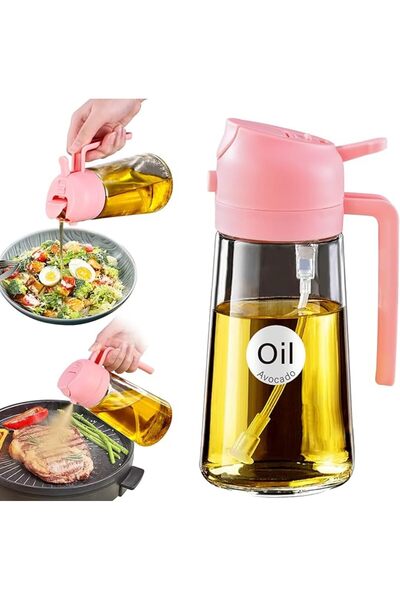 GENERAL YARRAMATE Olive Oil Dispenser Bottle for Kitchen 2 in 1 Oil Sprayer f...