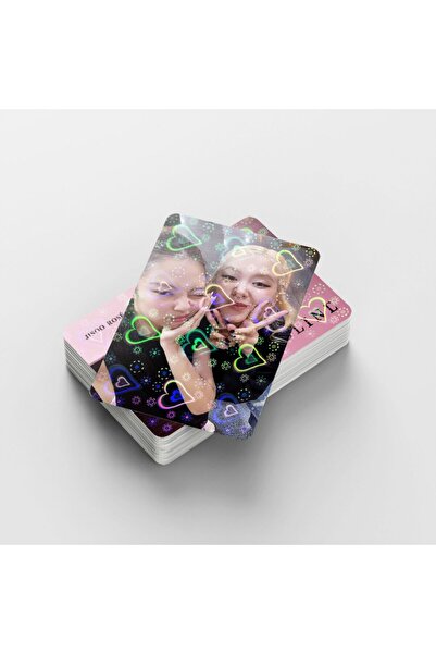 Kpop Dünyasi BLACKPINK '' Deadline '' Çift Yön Baskılı Hologramlı / Lomo Card Seti (60 Pcs)
