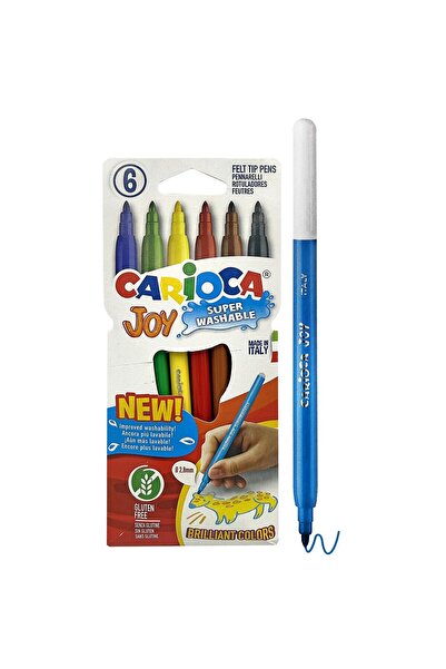 OEM Μαρκαδόροι Carioca joy 2.8mm σετ=6 Χρώματα Carioca 40549