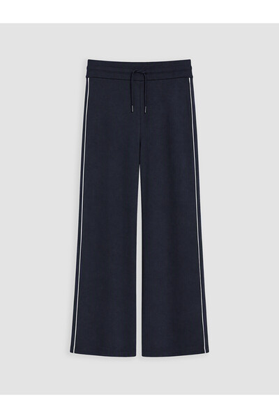 LC Waikiki Navy Blue Stripe Detailed Soft Touch Women's Sweatpants