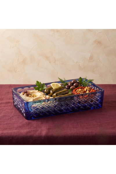 AKDEN STORE Διακοσμητικό μπολ από κρύσταλλο - Μπολ για μπισκότα - Μπολ παρουσ...