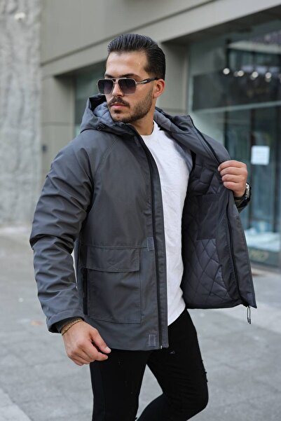 FLUEND MODA Men's Quilted Coat Waterproof and Windproof Premium Jacket