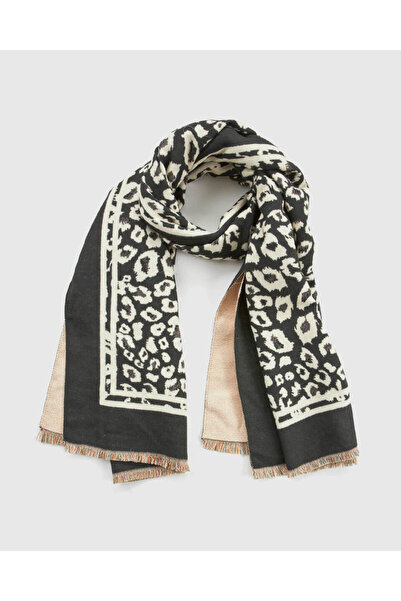 VERDE ΓΥΝΑΙΚΕΙΟ ΚΑΣΚΟΛ 06-0001336 ANIMAL PRINT ΜΑΥΡΟ