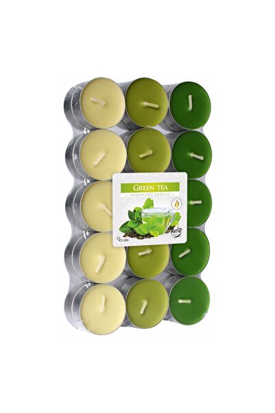 LCA Set 2 x 30 Lumanari Pastila, 4 Ore, Ceai Verde