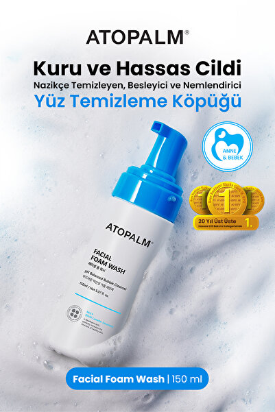 Atopalm Nourishing & Moisturizing Gentle Facial Cleansing Foam for Dry & Sens...