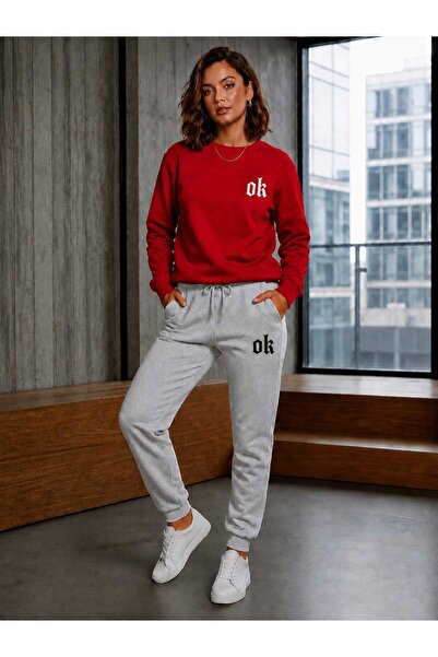 CLOTHES33 Zero Collar Sweat Suit 2-Piece Combination Winter Shardooned Arrow ...