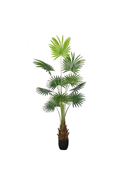 sharpdo 180CM Artificial Fan Palm Tree Faux Tropical Floor Plant for Home Decor