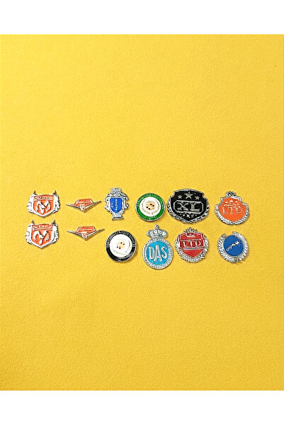 lina oto aksesuar 12 Metal Nuts with Emblem Tape Campaign