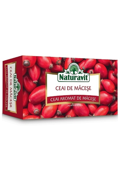Naturavit Ceai cu Măceșe, 20 plicuri, 250ml