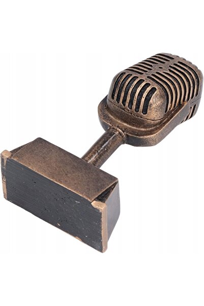 NO BRAND Cupa Statuie Trofeu MICROFON muzică retro vocală 16.5CM CALITATE PRE...