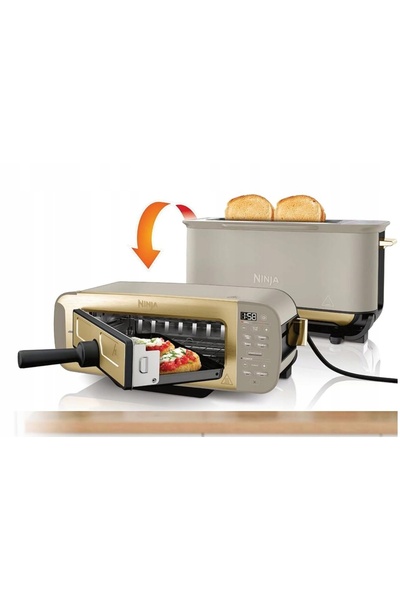 NINJA Foodi ST202EUSTGD aparat de copt 3 în 1 cu grill Stone Gold 1200W Panini