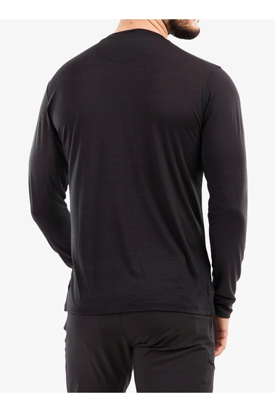 Patagonia Bluză cu mânecă lungă Cap Cool Merino Graphic Shirt - negru L