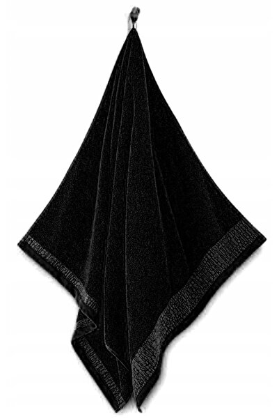 NO BRAND Prosop din bumbac egiptean Zwoltex Elena, 420 g, 70 x 140 cm, negru