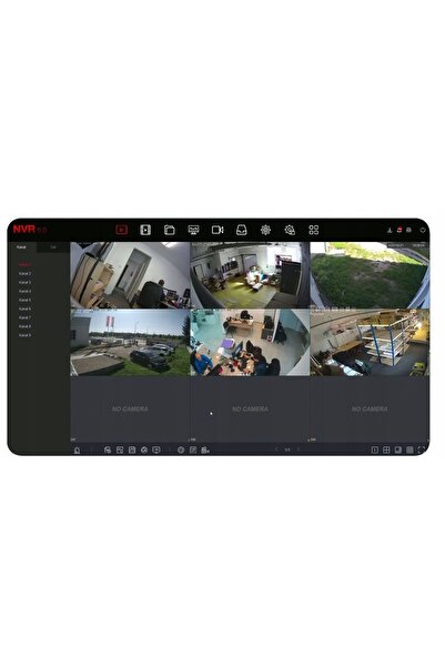 NO BRAND KIT DE MONITORIZARE IP POE 8 CAMERE 4MPx 1TB VIZUALIZARE PRIN APLICA...