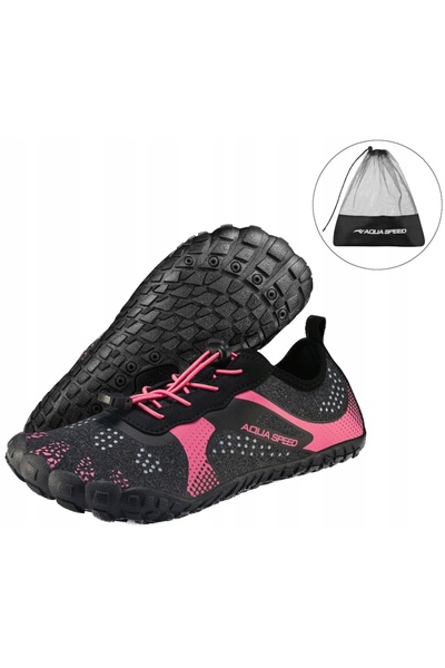 NO BRAND AQUA-SPEED Nautilus negru roz pantofi de apă pentru femei 637 36 EU