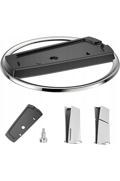 NO BRAND Suport vertical pentru consola PS5 FAT SLIM PRO, bază metalică rotun...