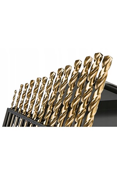NEO Tools Burghie pentru metal HSS-TiN 1.5-6.5mm set 13 bucăți