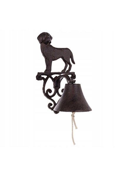 NO BRAND PIES DOOR HANGING BELL 33 CM WALL MOUNTED JELLY BRONZE RETRO ANTIQUE...