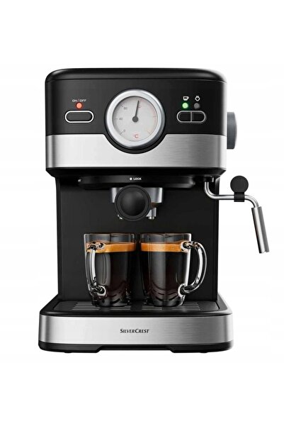 NO BRAND Aparat de cafea cu piston SilverCrest SEM 1100 C5, 1100 W, negru