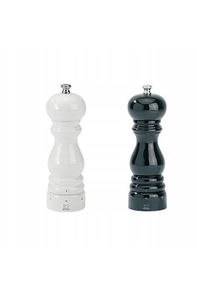 NO BRAND Râșniță de sare manuală Peugeot Paris, 12cm, reglabilă, din lemn alb