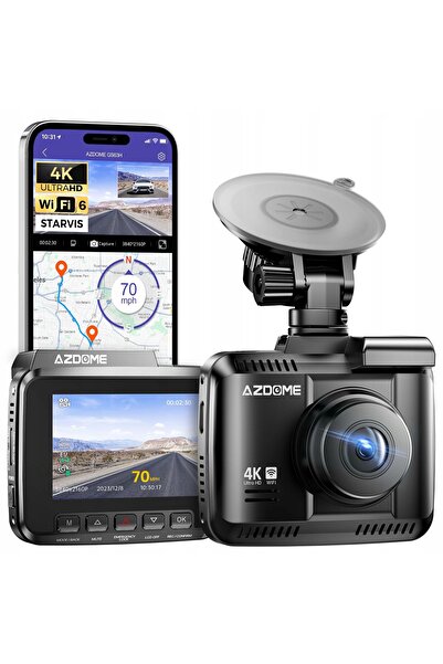 AZDOME CAMERĂ AUTO GS63H 4K WIFI GPS 2160P MONITOR