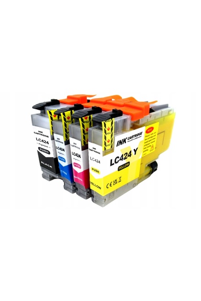 NO BRAND LC-424 4x rezerve de cerneală pentru imprimanta BROTHER DCP-J1200DW ...