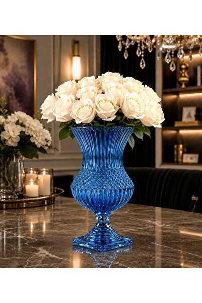 Kristal Market Handmade Palace Luxury Footed Vase 39×20