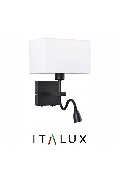NO BRAND Aplică de perete Italux Norte modernă negru mat