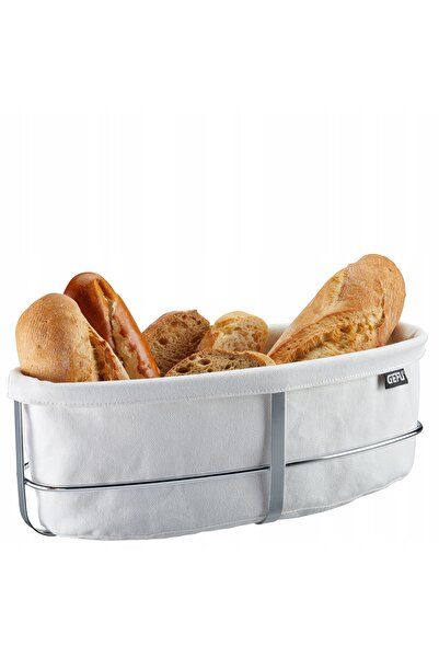 GEFU Coș oval pentru pâine BRUNCH Oțel COTTON