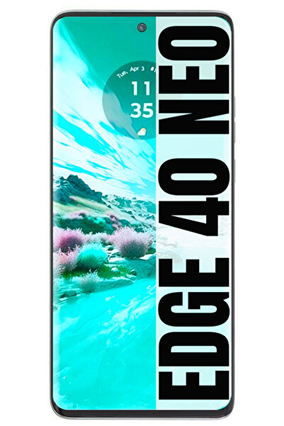 Motorola Ecran original pentru Edge 40 Neo + Ramă verde