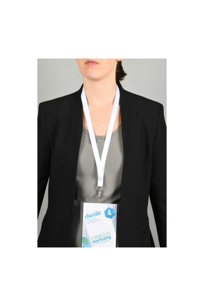 NO BRAND Cordon pentru ecuson Avery Zweckform, PET reciclat, 15 x 440 mm, 10 ...