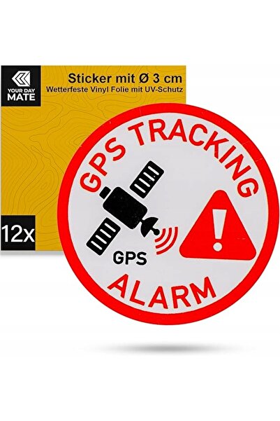 NO BRAND AUTOCOLANTE PENTRU URMĂRIRE GPS ȘI ALARMĂ, 12 BUC., 3 CM, AUTOCOLANT...