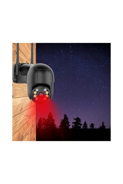 NO BRAND Cameră IP WiFi Inteligentă Rotativă 4MP Quad HD Monitorizare Zoom 4X...