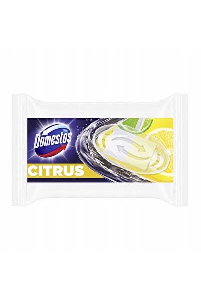 Domestos Pastilă pentru toaletă Domestos, 3 în 1, aromă de lămâie, 35 g x 12 ...