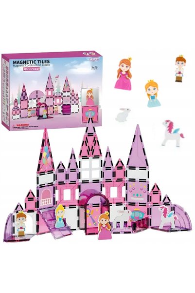 woopie Set de blocuri magnetice Castel de prințese 50 piese