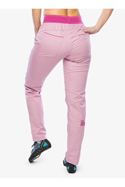 La Sportiva Pantaloni de cățărare Itaca pentru femei - roz/roz primăvărăresc XS