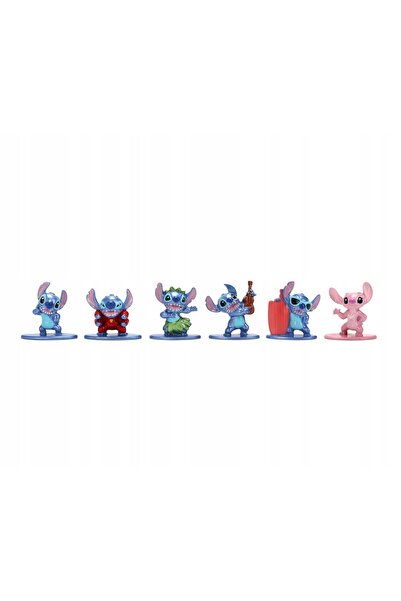 Jada Toys ADA FIGURKI STITCH 3cm SET DE COLECȚIE 6 bucăți METAL NOU