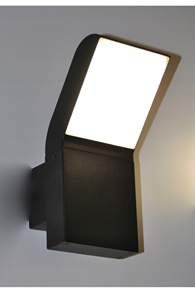 NO BRAND Aplică LED de exterior VIDAR 12W Negru IP54 KAJA