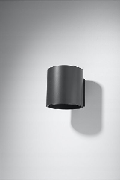 Sollux Lighting Aplică de perete ORBIS 1 Antracit, aluminiu, G9, 40W, 12 cm